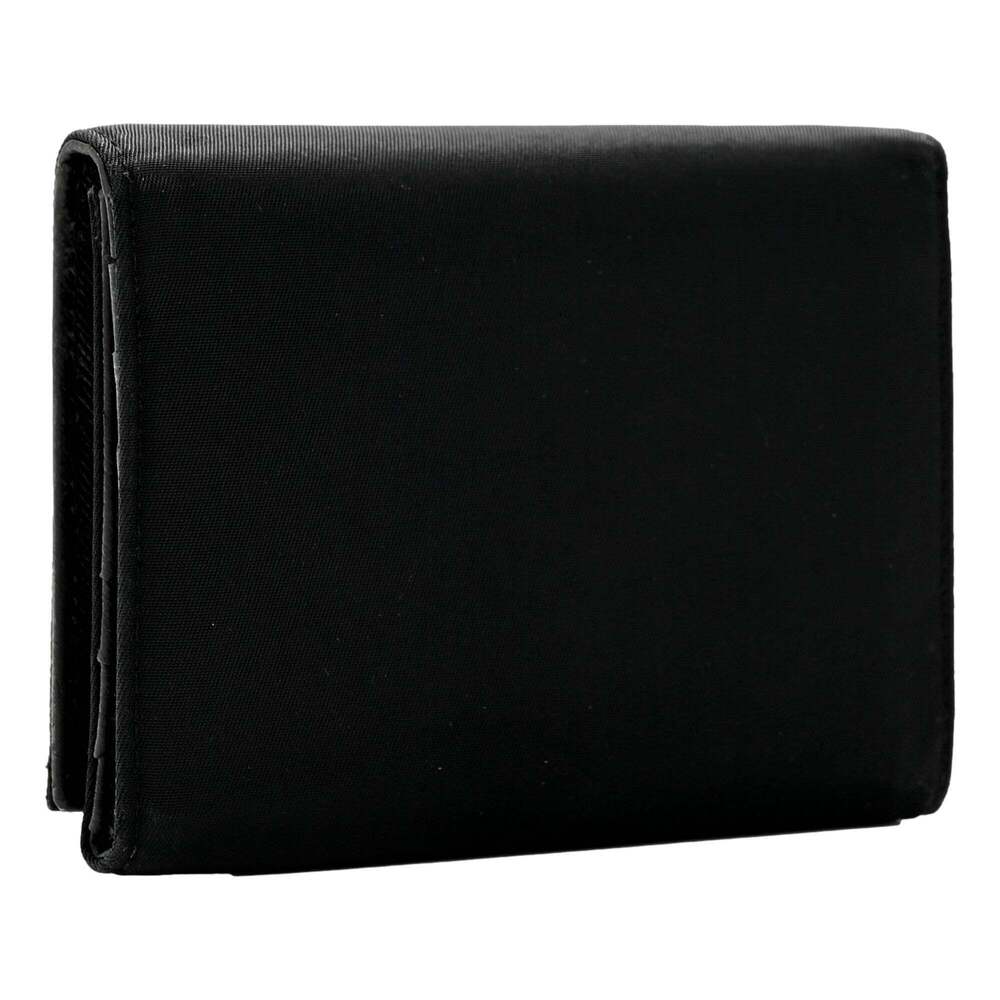 Prada Tessuto Nylon Tri-Fold Compact Wallet